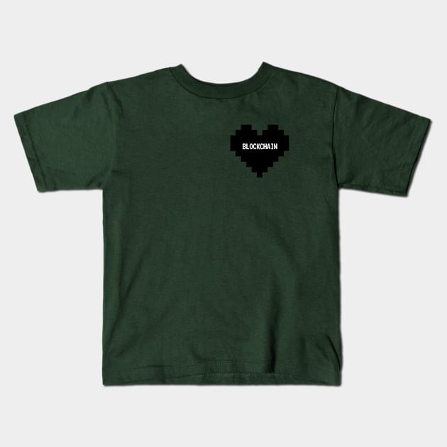 Blockchain Love Kids T-Shirt by CryptoStitch